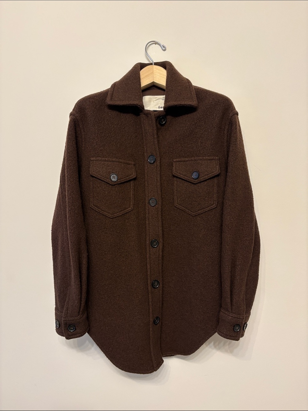 Aritzia Wilfred mocha brown ganna jacket sz xxs preloved